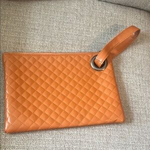 Elegant Camel color  Quilted Clutch‎